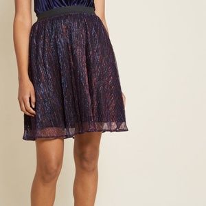 NEW It's the Glitz metallic A-line skirt